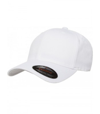 Flexfit Premium Original Blank Cotton Twill Fitted Hat XX-Large - White - C111WP90I71