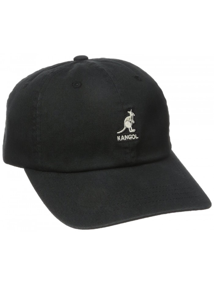 Kangol Men's Washed Baseball - Black - CB12N9R0WBU