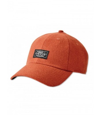 Orvis Signature Melton Wool Ball Cap - Rust - C7188W92YNA