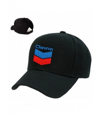 *CHEVRON*Gas Station Black Embroidery Adjustable Baseball cap Souvenier Gift Unique Hat - CK127AIC74R