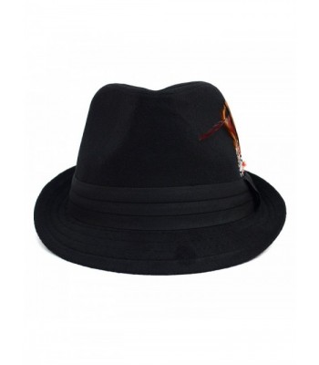 Prohibition Style Feathered Winter Fedora