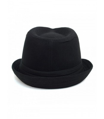 Men's Prohibition Style Feathered Fall/ Winter Fedora - CH1878Q8MZK