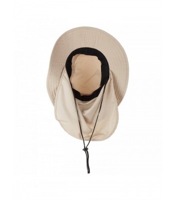 Boonie Ventilation Foldable Neck Khaki in Men's Sun Hats