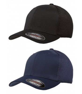 Yupoong Flexfil Ultrafibre Structured Caps Set - 2pack 1-black & 1-navy - CF12EKOHQWX