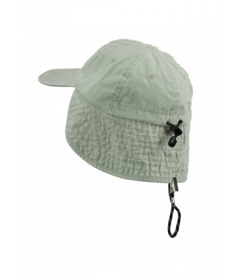 Washed Cotton Flap Hat Putty OSFM
