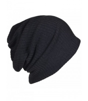 Stripe Slouchy Beanie Hip hop Skullcap in Men's Sun Hats