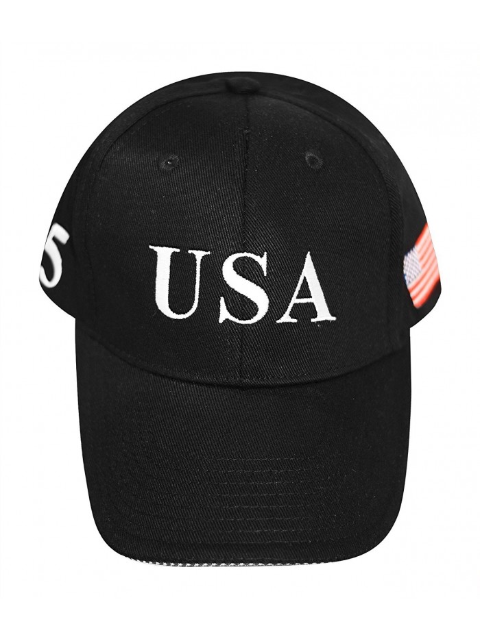 FITTED Trump Black hat- Flex Fit- 45- USA - CG17YA3ZSHZ