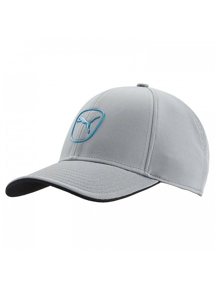 PUMA Golf - Cat Patch 2.0 Adjustable Cap - Gray/Blue - CP12CX3SZ3H