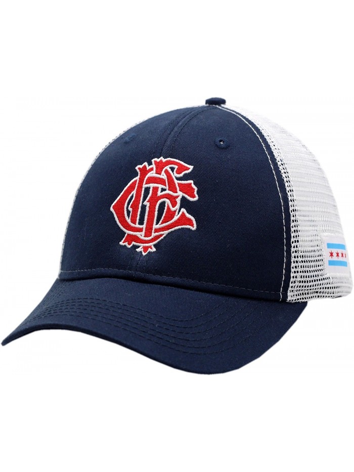 Chicago Fire Department Letternest W/Chicago Flag Patch 2-Tone Mesh Hat-10743 - CT128P3S2B9