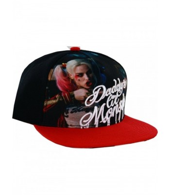 DC Comics Suicide Squad Logo Snapback Hat (Red/Black) - CC12LNZ4N69