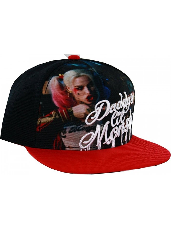 DC Comics Suicide Squad Logo Snapback Hat (Red/Black) - CC12LNZ4N69