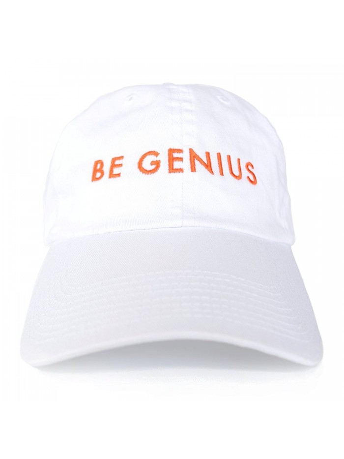 The Genius Brand Be Genius Dad Hat For Men and Women - White - CM185T86759