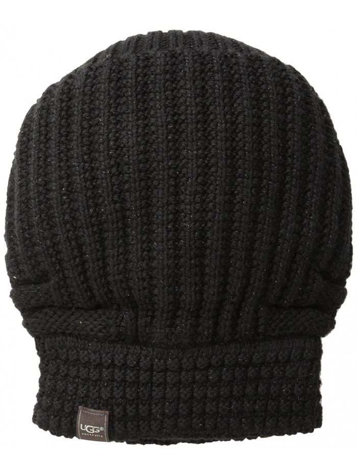 Coal Women's The Cameron Slouchy Beanie With Layered Look - Black - CM11J1SNYTN