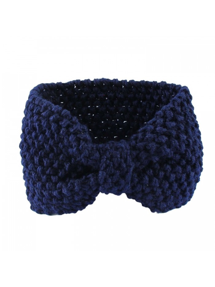 Binmer(TM)Crochet Flower Bow Knitted Hairband Headband Ear Warmer ...