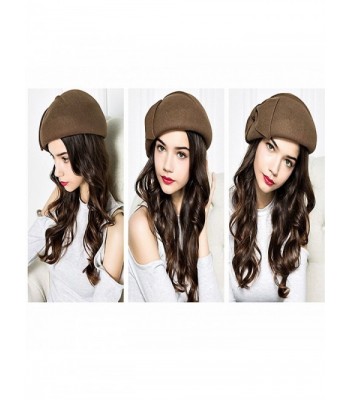 Maitose Womens Decorative Beret Camel in Women's Berets