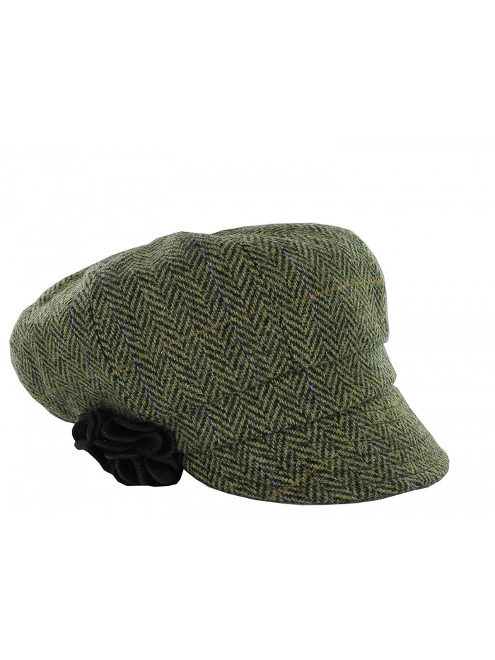 Women's "Irish Made" Newsboy Cap by Mucros Weavers - Color 51 - CZ12N5OVOT4