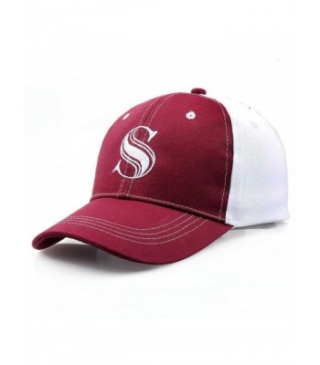 S Icon Baseball Cap For pubg Adjustable Hats Winner Winner Chicken Dinner - Wine Red - CT188U803Y6