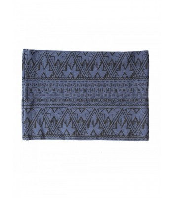 Organic cotton Tribal printed headband Blue One