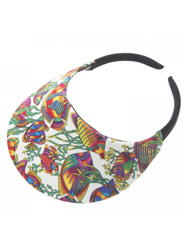 Tropical Fish White Visor - C912E3BEHXT