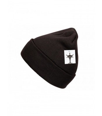 TopHeadwear Solid Color Beanie Black