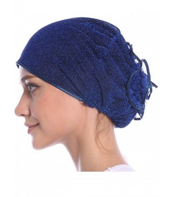 Womens Ruffle Beanie Turban Headwear