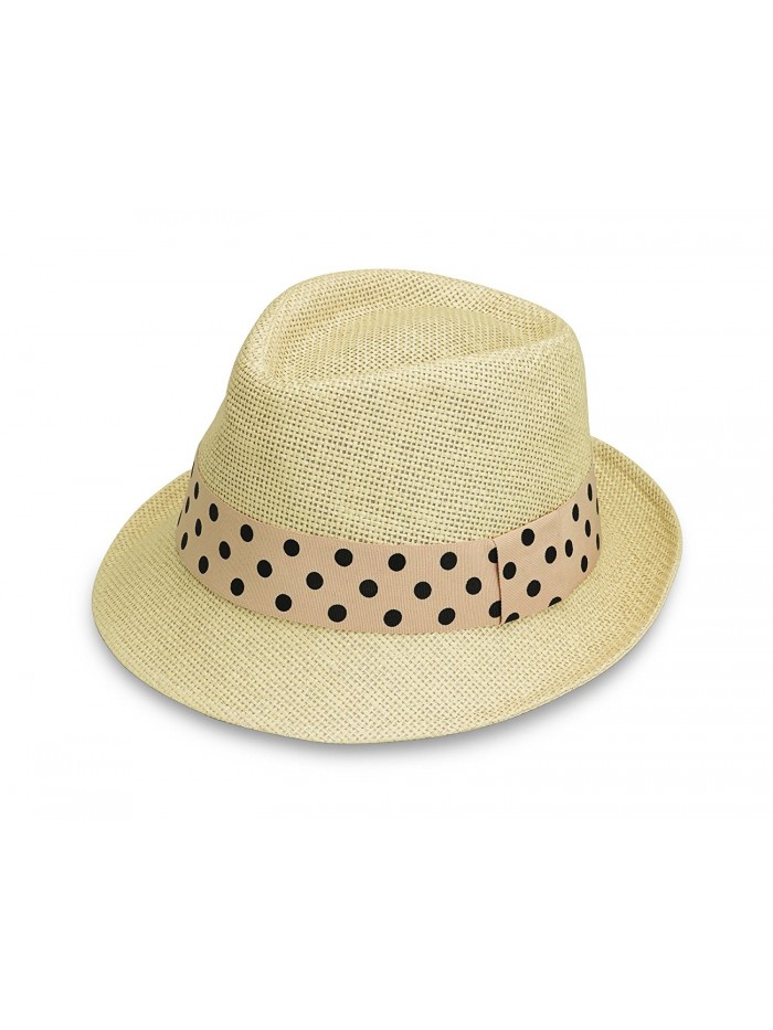 wallaroo Women's Gigi Sun Hat - Light Cotton Lining - Stylish Summer Hat - Natural - CA11QGZJOED