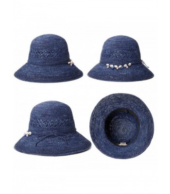 Womens Crochet Crushable 56 58CM NavyBlue in Women's Sun Hats