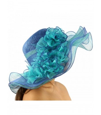 Summer Ruffle Floral Kentucky Hat