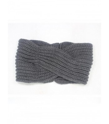 Knitted Twisted Headband Warmer Mohair