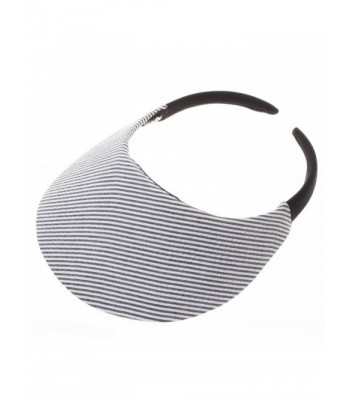 Stripe Black & White Visor - CO12E3BEEPP