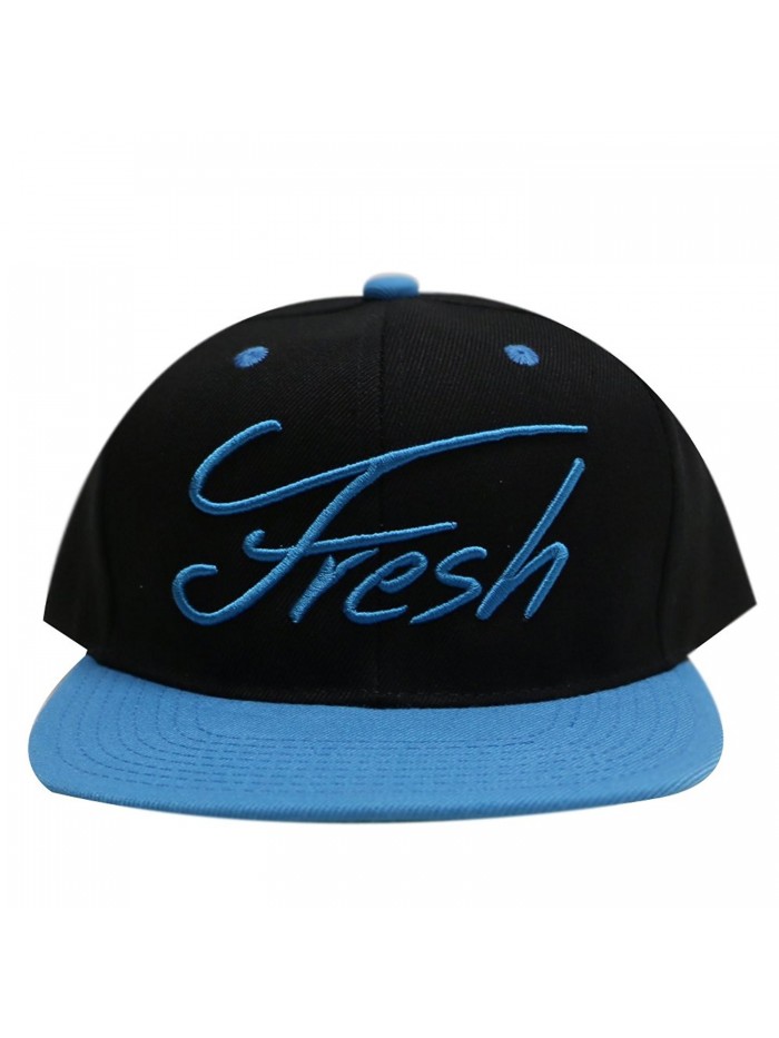 City Hunter Cf918t Fresh Summer Snapback Hats - 11 Colors - Black/turquoise - C111YREW3BL