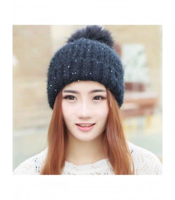 Tuscom Fashion Winter Knitted Hemming in Women's Berets