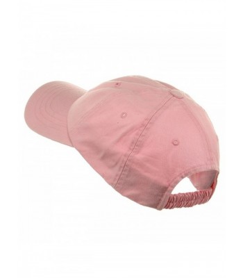 Magic Washed Ladies Polo Caps Pink