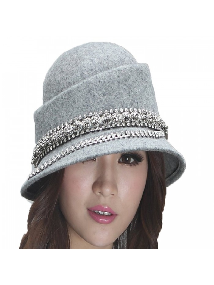 June's Young Fashion Winter Hat Wool Hats for Women Dome Hat New Style - CJ11HNG80ET