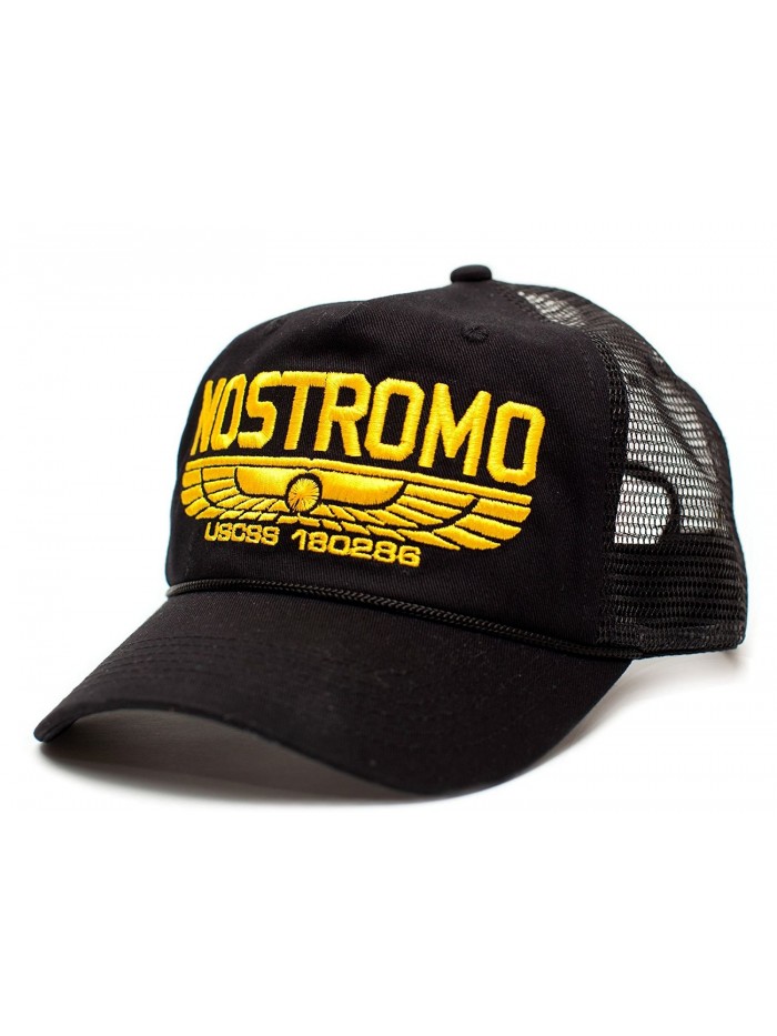 NOSTROMO WEYLAND YUTANI COMPANY Unisex Cloth & Braid Cap Hat Black - CM12N8QUYBO