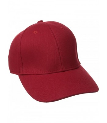 Red Kap Men's Cotton Ball Cap - Red - C411OXNSPYP