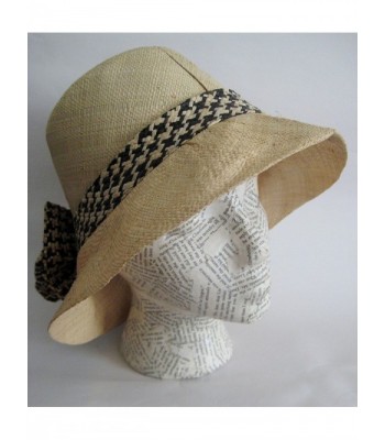 Raffia Gingham Sun RAFF 1 Beige in Women's Sun Hats