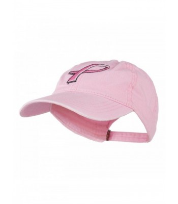 Pink Breast Cancer Embroidered Washed