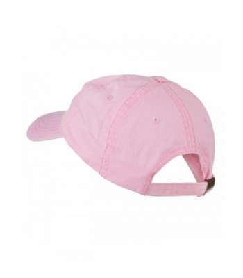 Pink Breast Cancer Embroidered Washed in Women's Baseball Caps