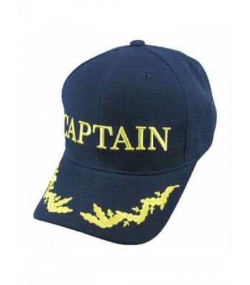 Captain Baseball Cap - Navy Blue - C011LMG1ITZ