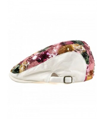 LOCOMO Colorful Multicolor Sequin Glitter Newsboy Beret Cap Hat FFH037 ...