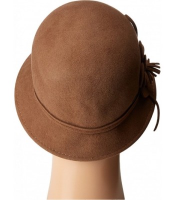 SCALA Womens Cloche Flowers Pecan in Women's Fedoras