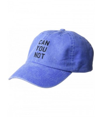 NYC Underground Women's Mineral-Washed Baseball Cap with Verbiage - Blue - CG184CGON66