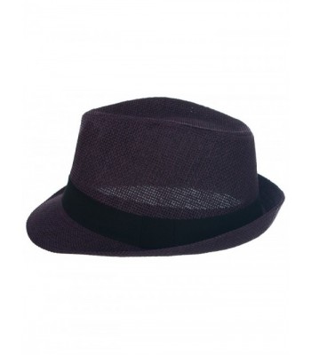 DRY77 Plain Light Fedora Purple