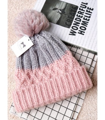 Boncy Womens Winter Knitted Pompoms