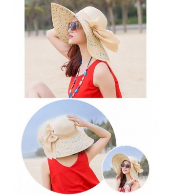 ZZCC Womens Foldable Wide brimmed Summer in Women's Sun Hats