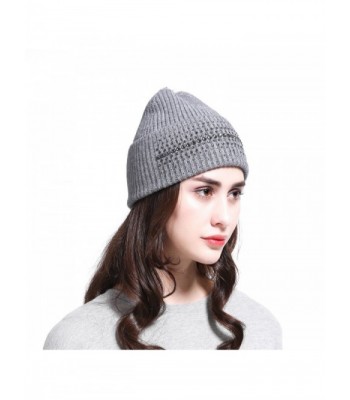 JOOWEN Womens Beanie Embellished Rhinestones