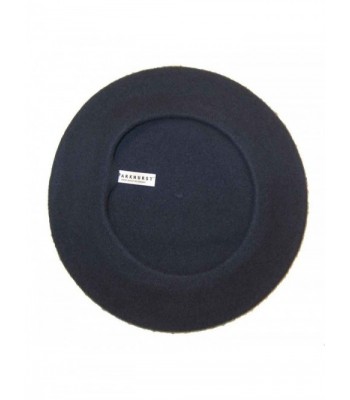Parkhurst Womens Wool Solid Beret - Navy - CD1122X9VP5