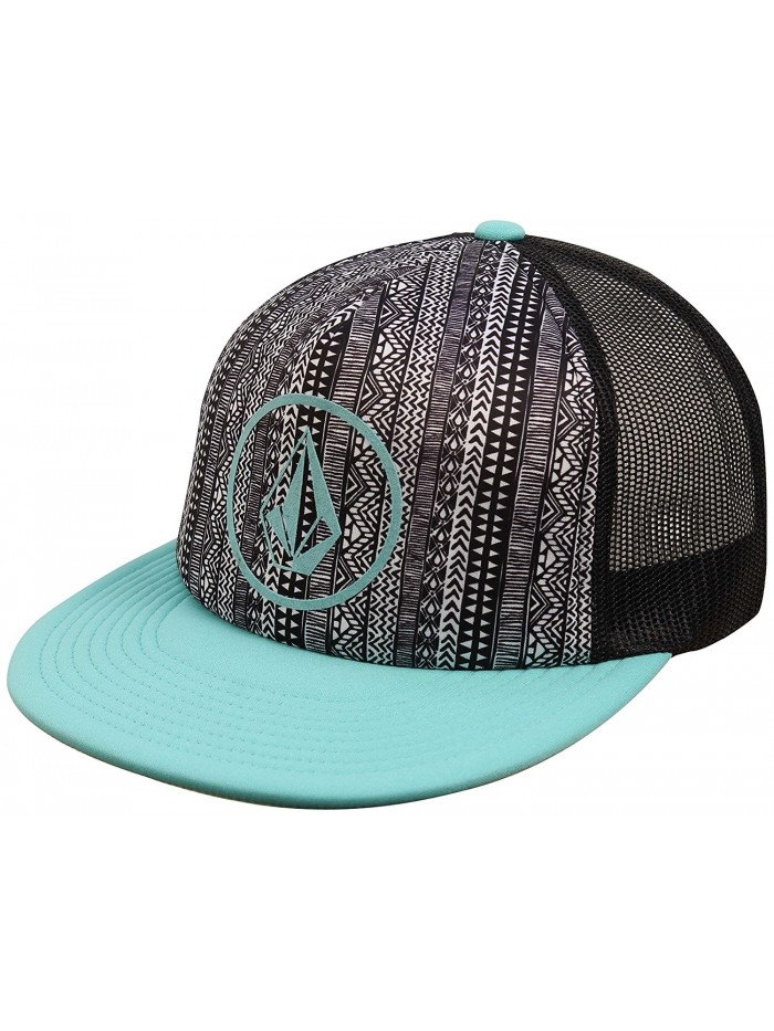 Volcom Women's Printed Tidal Motion Hat - Blue Drift Wash - C617XQ0QZCE