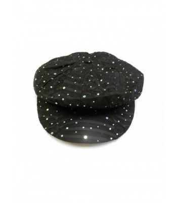 Glitter Newsboy Black more same